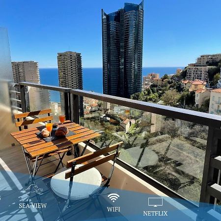 New Studio, Piscine Et Vue Mer • Proche De Monaco ボーソレイユ エクステリア 写真