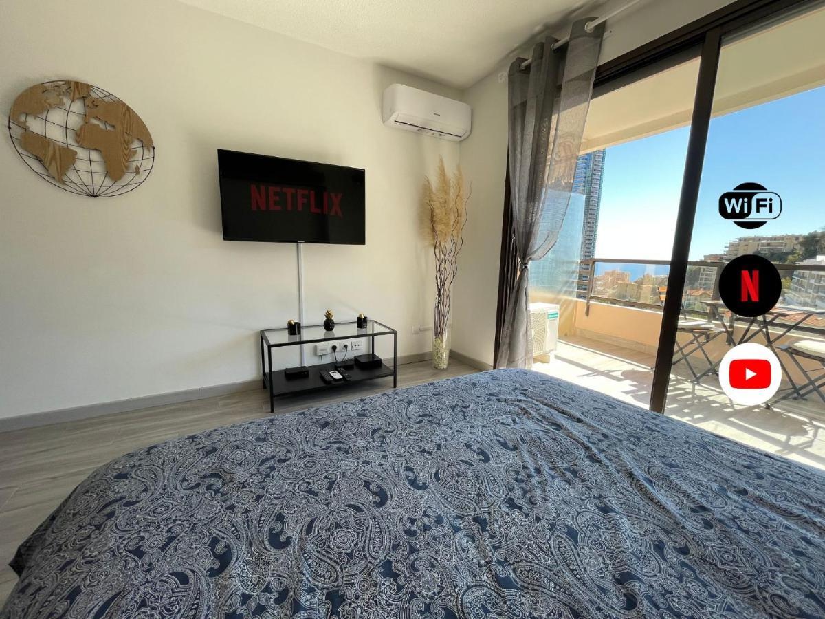 New Studio, Piscine Et Vue Mer • Proche De Monaco ボーソレイユ エクステリア 写真