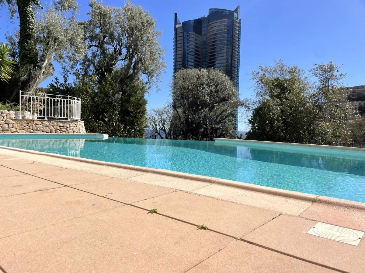 New Studio, Piscine Et Vue Mer • Proche De Monaco ボーソレイユ エクステリア 写真